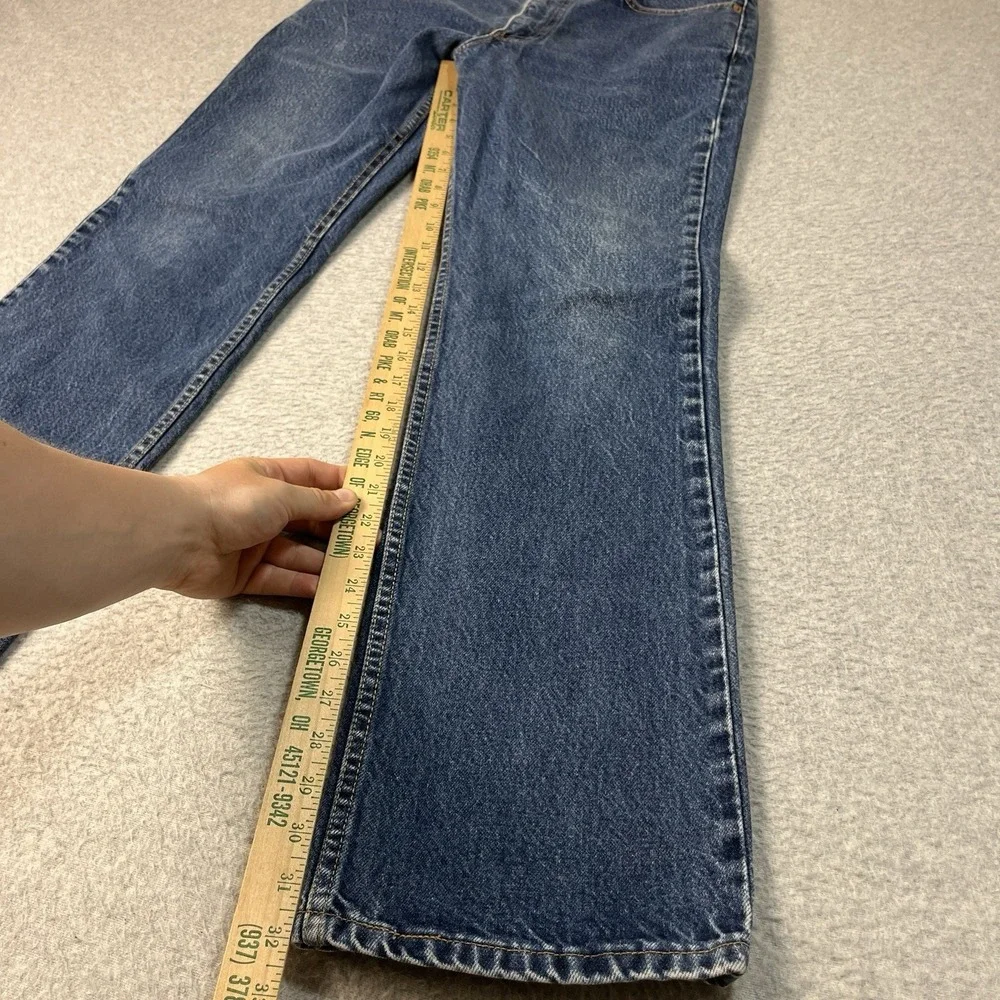 Vintage Levis Jeans Mens 32x32 (Fit 30x32) Blue 517 Bootcut Denim Western Cowboy
